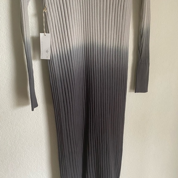 Anthropologie Burning Torch Sahara Ribbed Ombre Duster Open Long Cardigan XXS - Picture 7 of 9